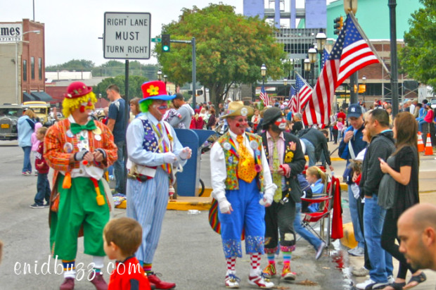 Cherokee Strip Parade Clowns