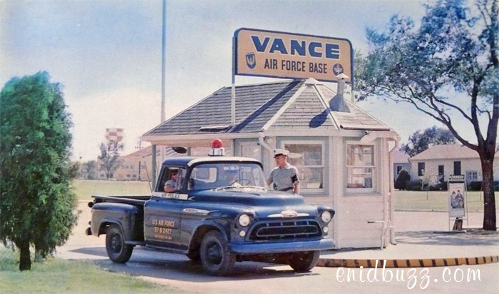 Vance AFB gate