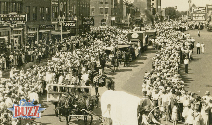 1932 Parade In Enid, Oklahoma